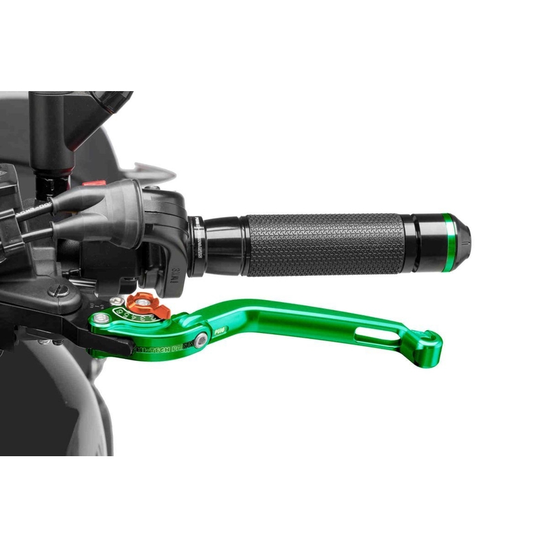 Kupplungshebel ohne Adapter PUIG foldable green/orange