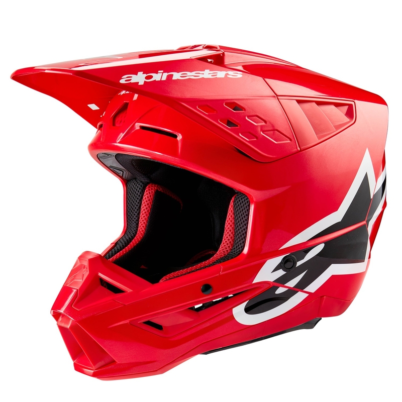 Alpinestars S-M5 Corp Motocross-Helm rot | Motozem.at