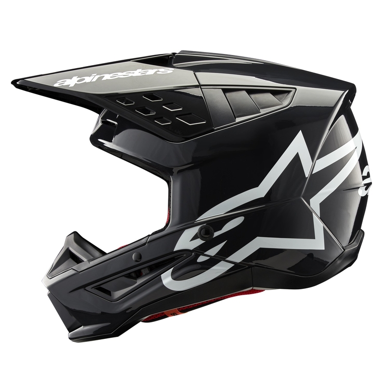 Alpinestars S-M5 Corp Motocross Helm Dunkelgrau