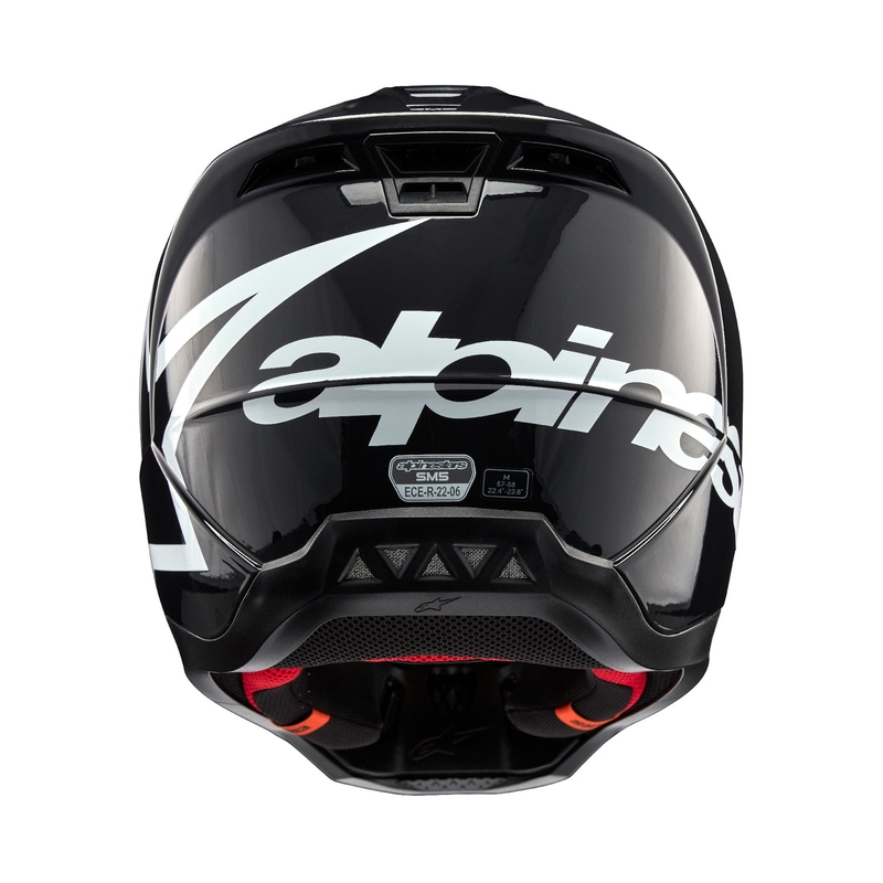 Alpinestars S-M5 Corp Motocross Helm Dunkelgrau