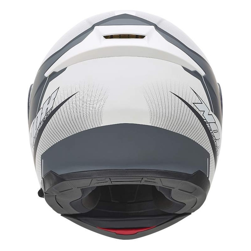 NOX N965 Score weiß-grau-schwarzer Tip-up Motorradhelm Ausverkauf