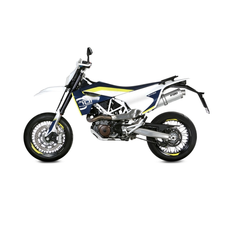 Auspuffendstück STORM OVAL Edelstahl für HUSQVARNA Enduro 701 2017-2020, HUSQVARNA Supermoto 701 2017-2020
