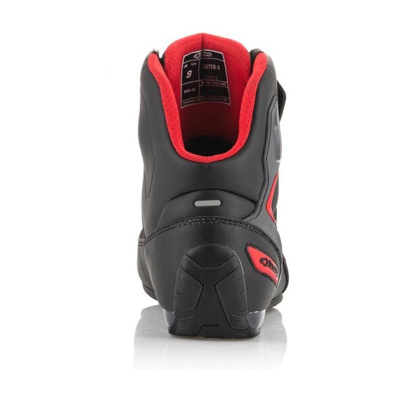 Alpinestars Faster-3 Motorradstiefel schwarz-grau-rot
