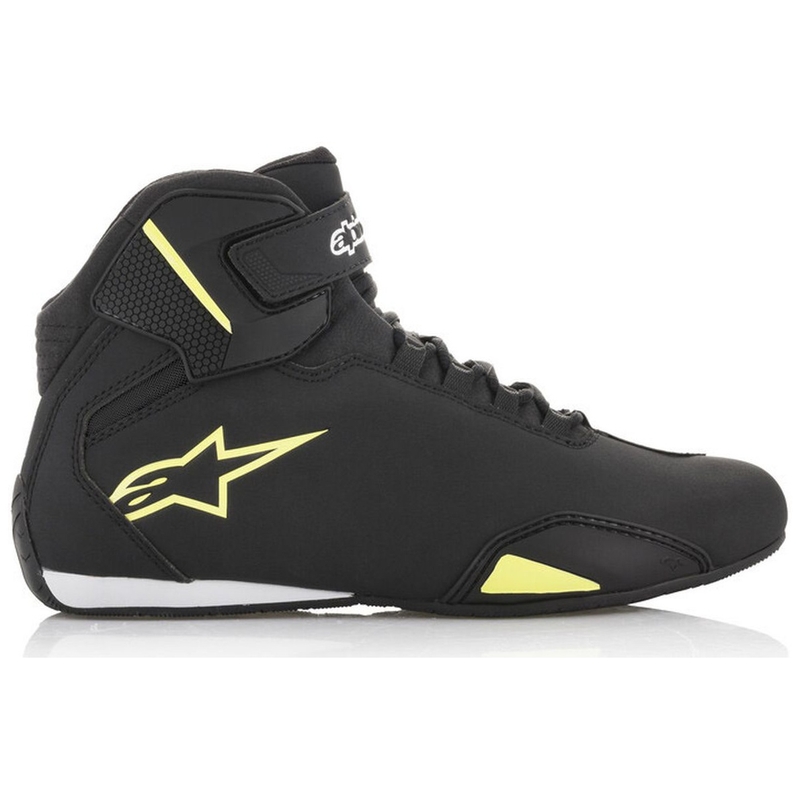 Alpinestars Sektor Motorradstiefel schwarz-fluo gelb