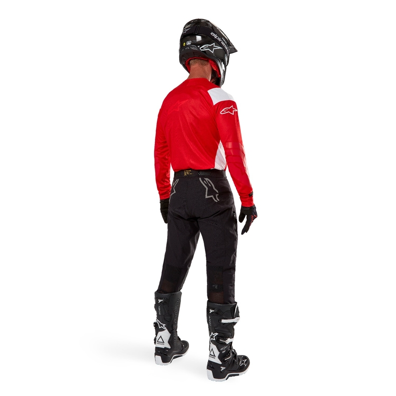 Motocross-Trikot Alpinestars Techdura fluo rot