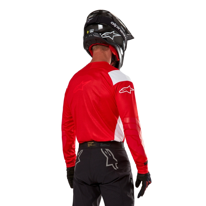 Motocross-Trikot Alpinestars Techdura fluo rot
