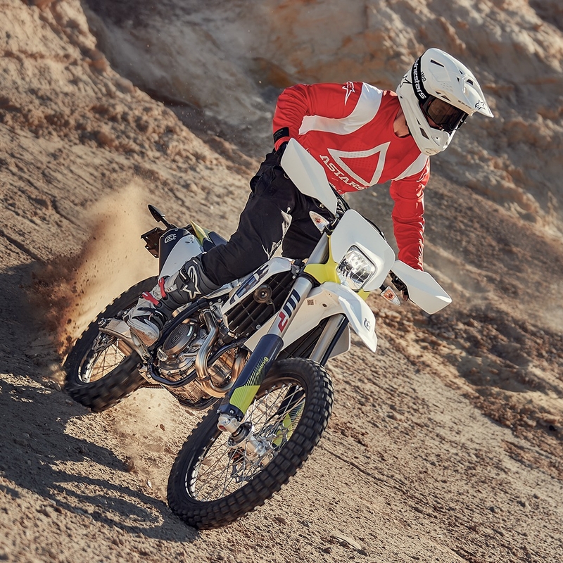 Motocross-Trikot Alpinestars Techdura fluo rot