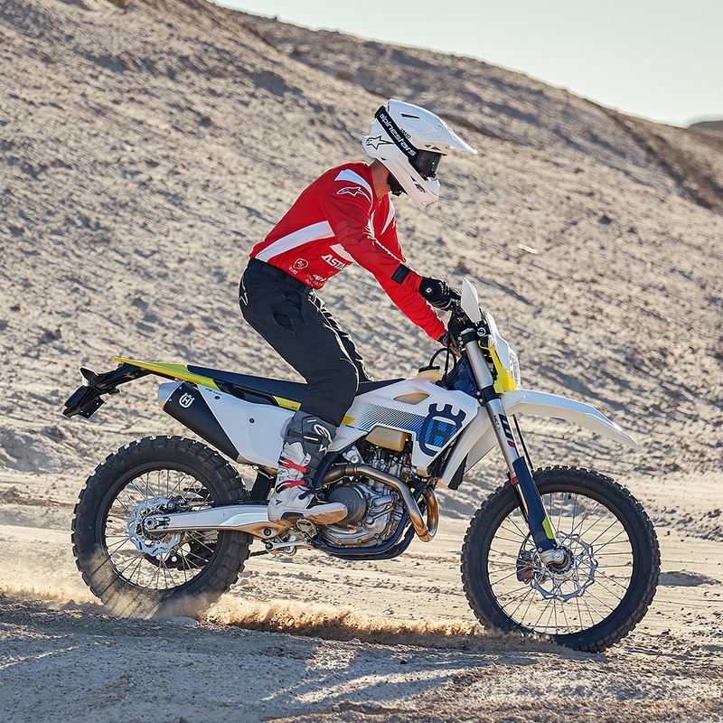 Motocross-Trikot Alpinestars Techdura fluo rot