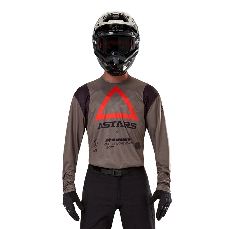 Alpinestars Techdura Motocross-Trikot braun