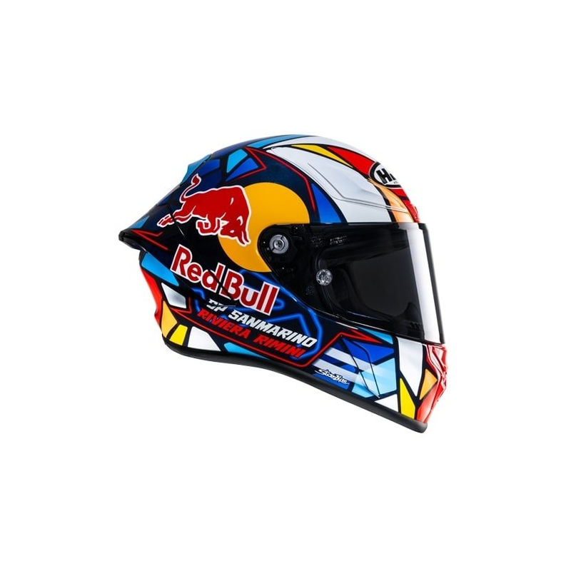 Integrierter Motorradhelm HJC RPHA Redbull Misano GP MC21 mehrfarbig