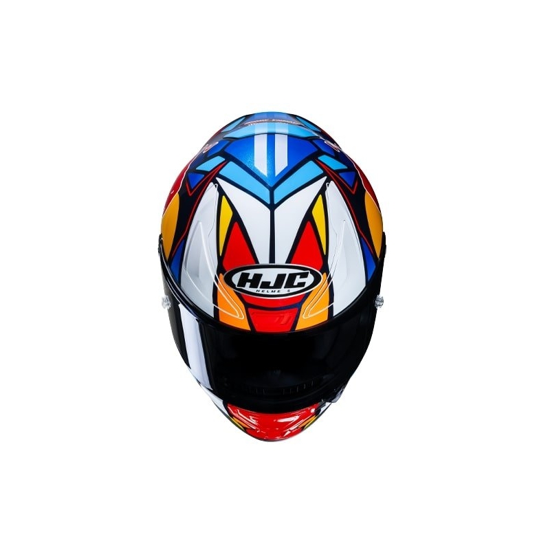 Integrierter Motorradhelm HJC RPHA Redbull Misano GP MC21 mehrfarbig