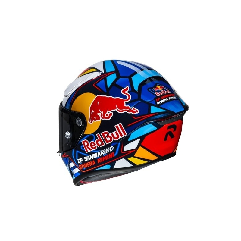 Integrierter Motorradhelm HJC RPHA Redbull Misano GP MC21 mehrfarbig