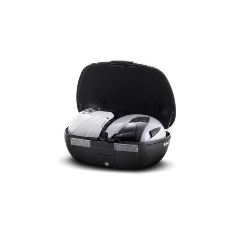 Top case with color cover SHAD SH45 weiß