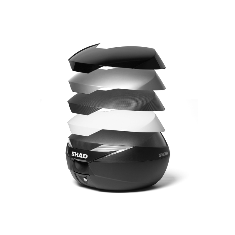 Top case with color cover SHAD SH39 Titan neu