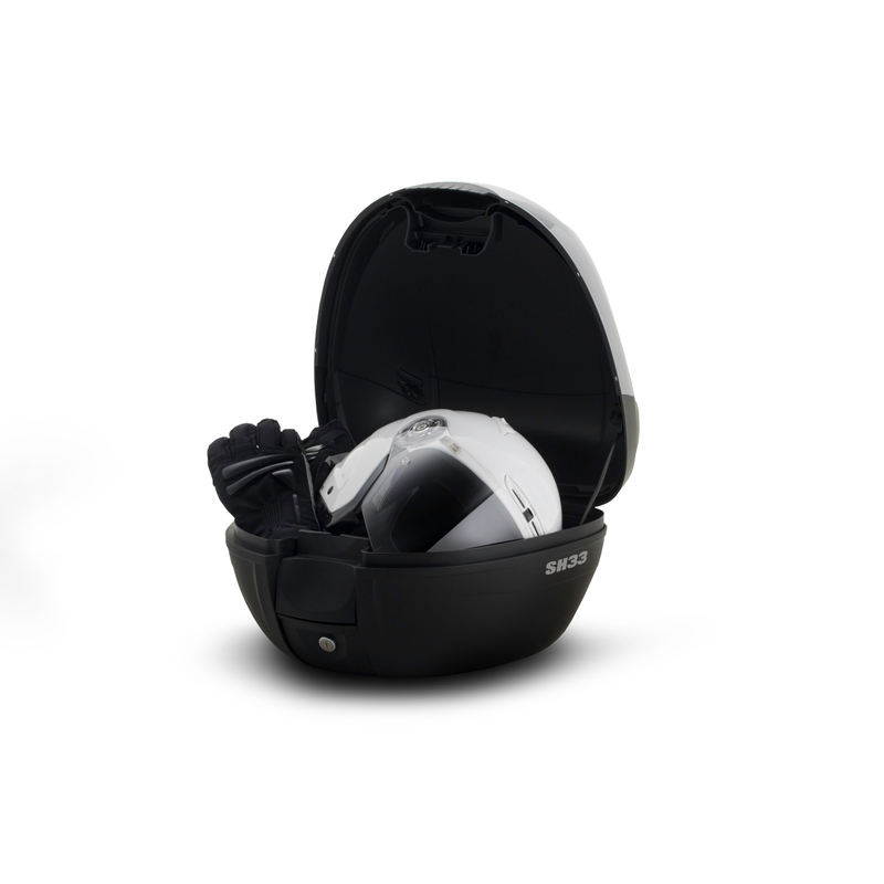 Top case with color cover SHAD SH33 weiß