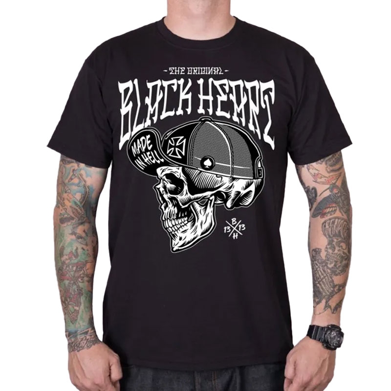 T-Shirt Black Heart Mad Mike schwarz