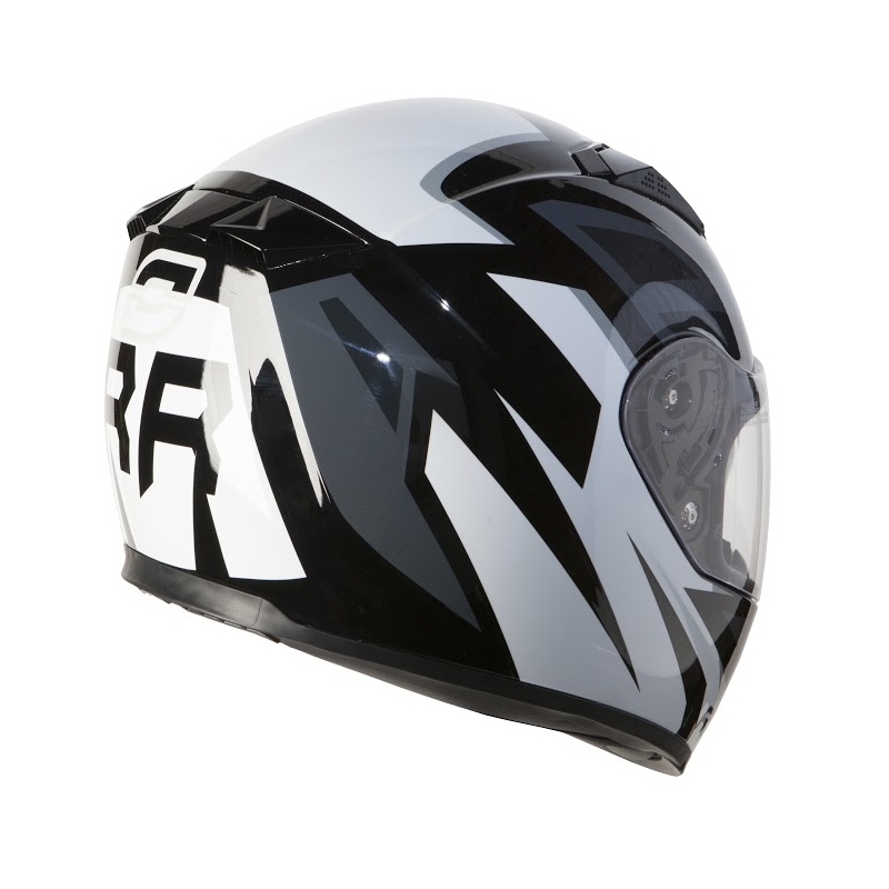 Integralhelm Ozone RC-01 Pinlock Ready schwarz-grau-weiß Ausverkauf