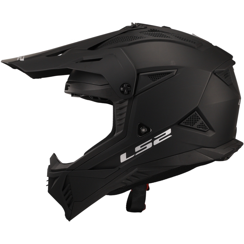 Motocross-Helm LS2 MX708 Fast II Solid mattschwarz