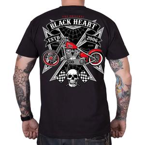 T-Shirt Black Heart Rock Iron schwarz