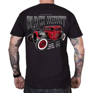 T-Shirt Black Heart Red Baron schwarz