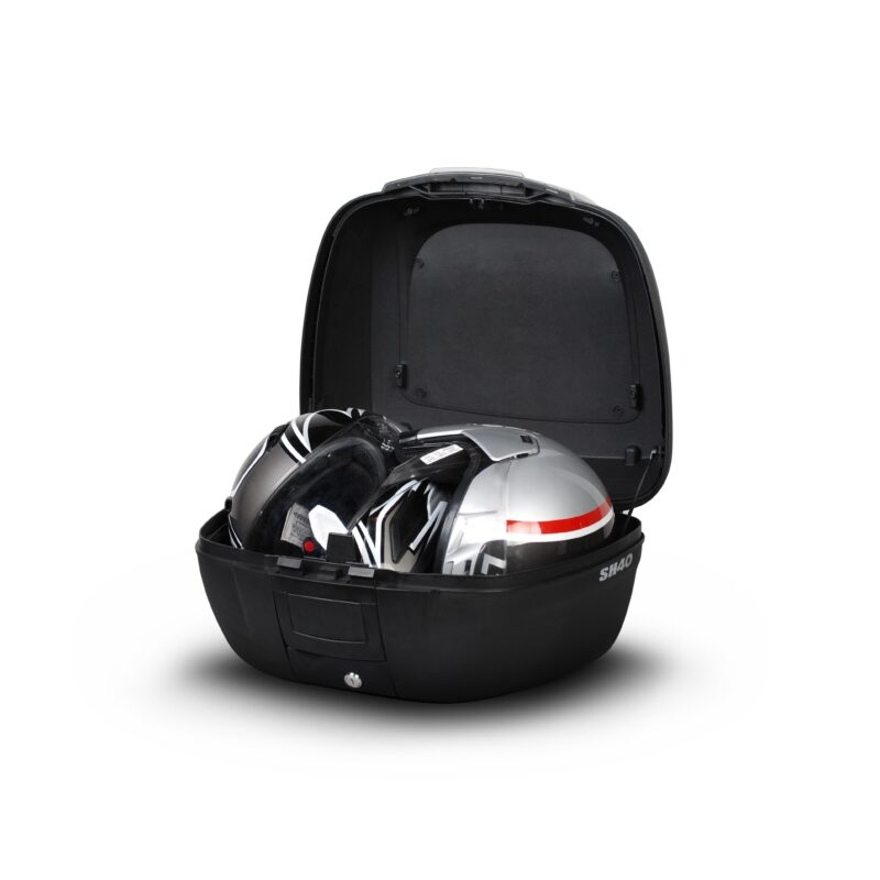 Top case with color cover SHAD SH40 schwarz glänzend