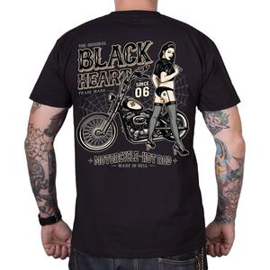 T-Shirt Black Heart Chopper Pussy schwarz