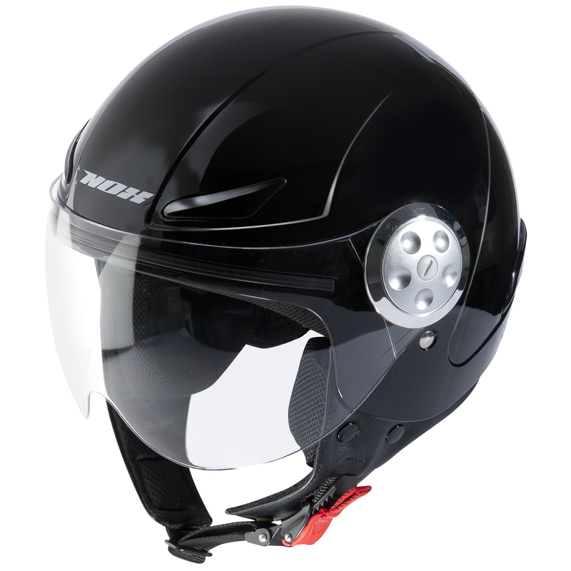 Offener Motorradhelm für Kinder NOX N216 schwarz Ausverkauf
