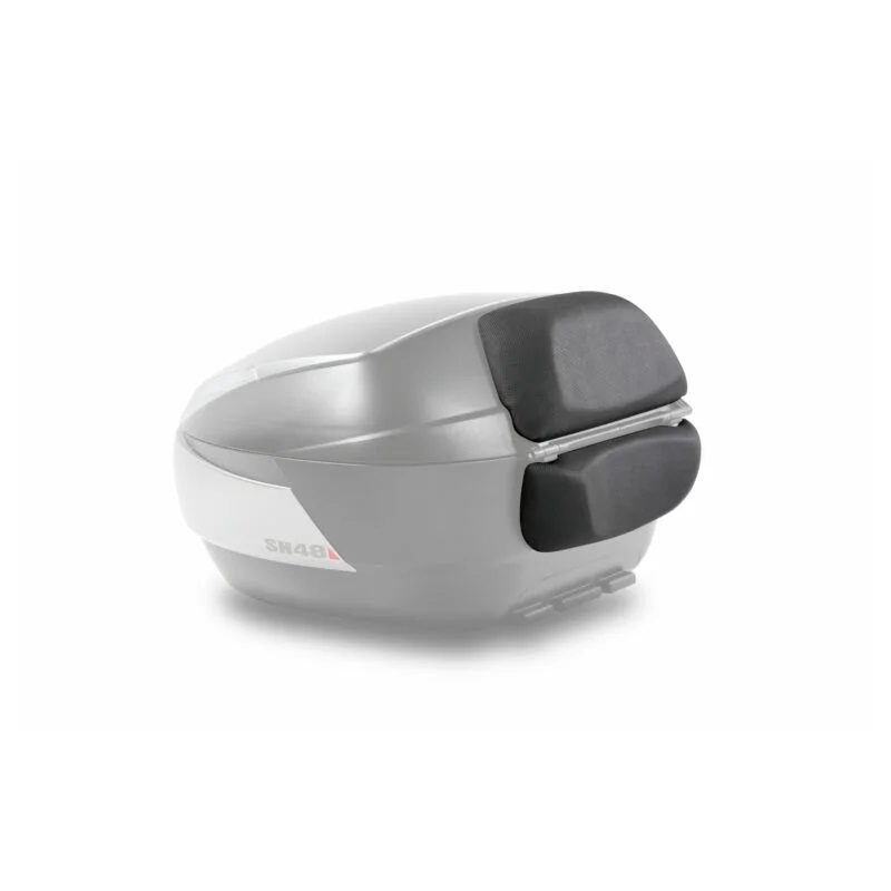 Top case SHAD SH48 grau with backrest, carbon cover and PREMIUM SMART lock