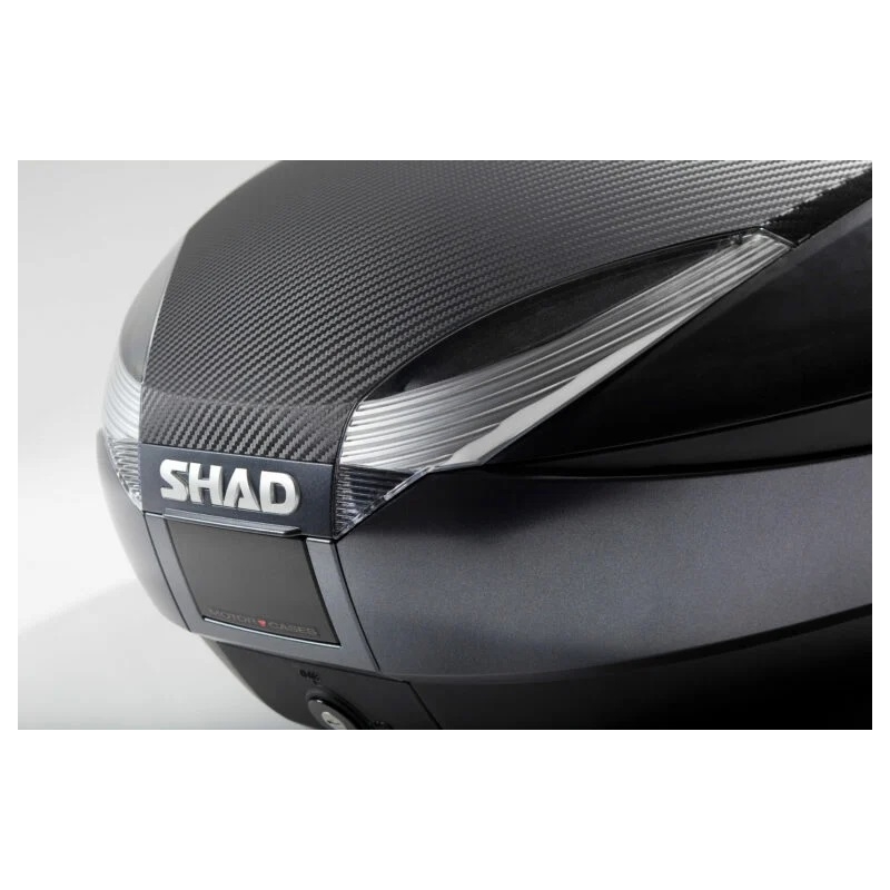 Top case SHAD SH48 Dark grey / black mit Schloss PREMIUM SMART