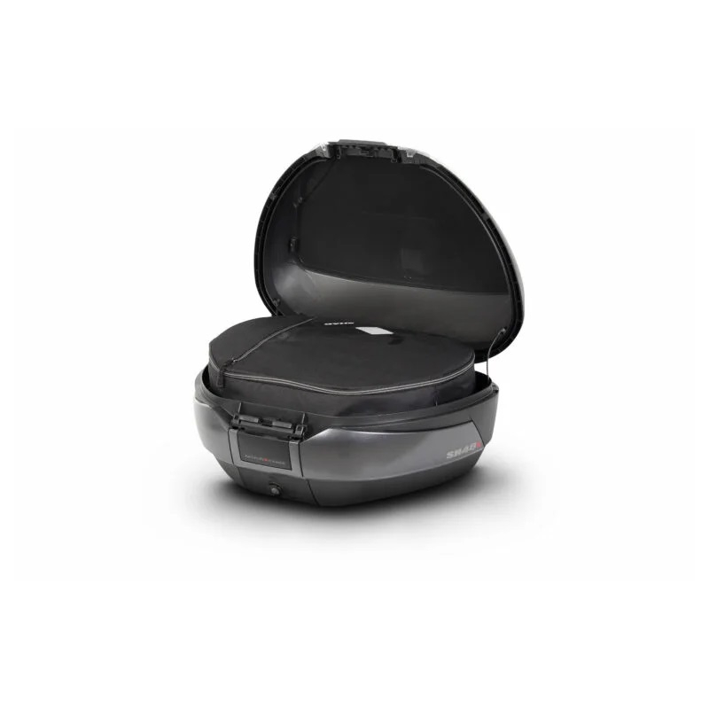 Top case with color cover SHAD SH48 Carbon mit Schloss PREMIUM SMART