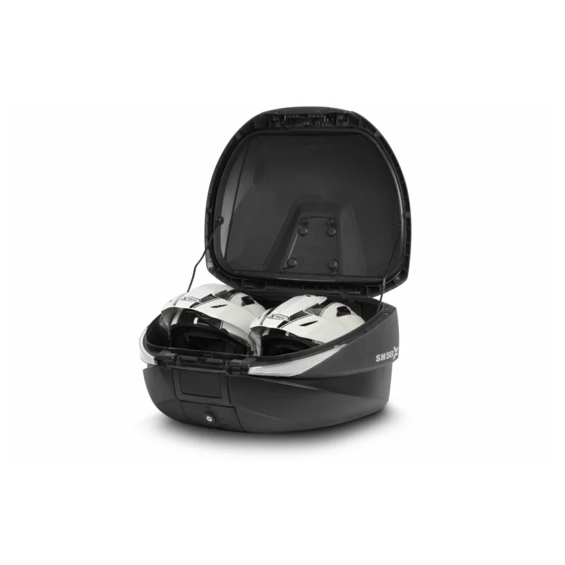 Top case SHAD SH58X Carbon (expandable concept) with PREMIUM lock and backrest