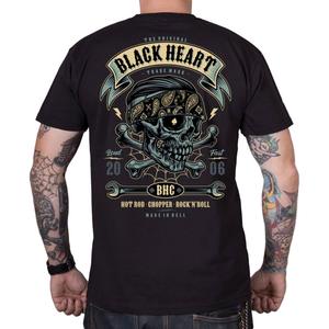 T-Shirt Black Heart Bandana Boy schwarz