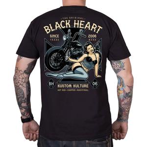 T-Shirt Black Heart Ava schwarz