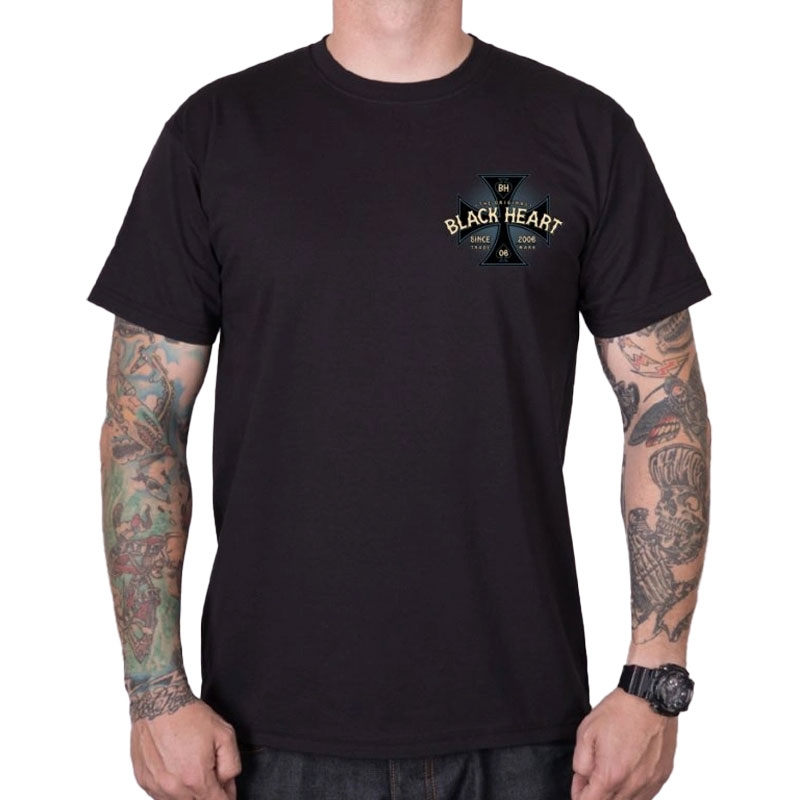 T-Shirt Black Heart Ava schwarz