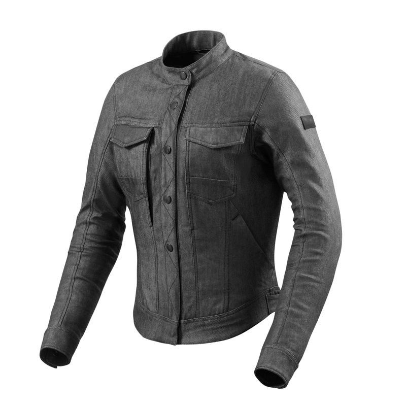 Damen Revit Logan Schwarz Motorradhemd Ausverkauf