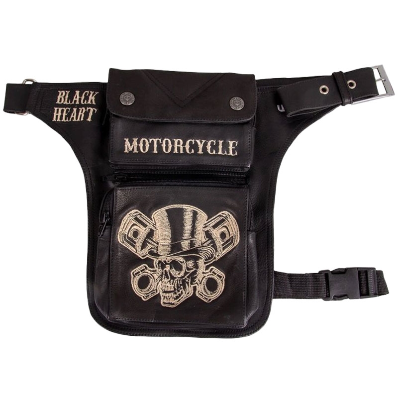 BLACK HEART W-TEC Gentleman Oberschenkeltasche schwarz
