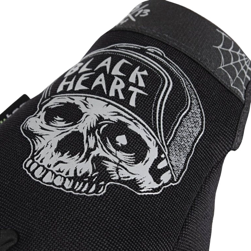 Black Heart W-TEC Garage Built Chopper-Handschuhe schwarz
