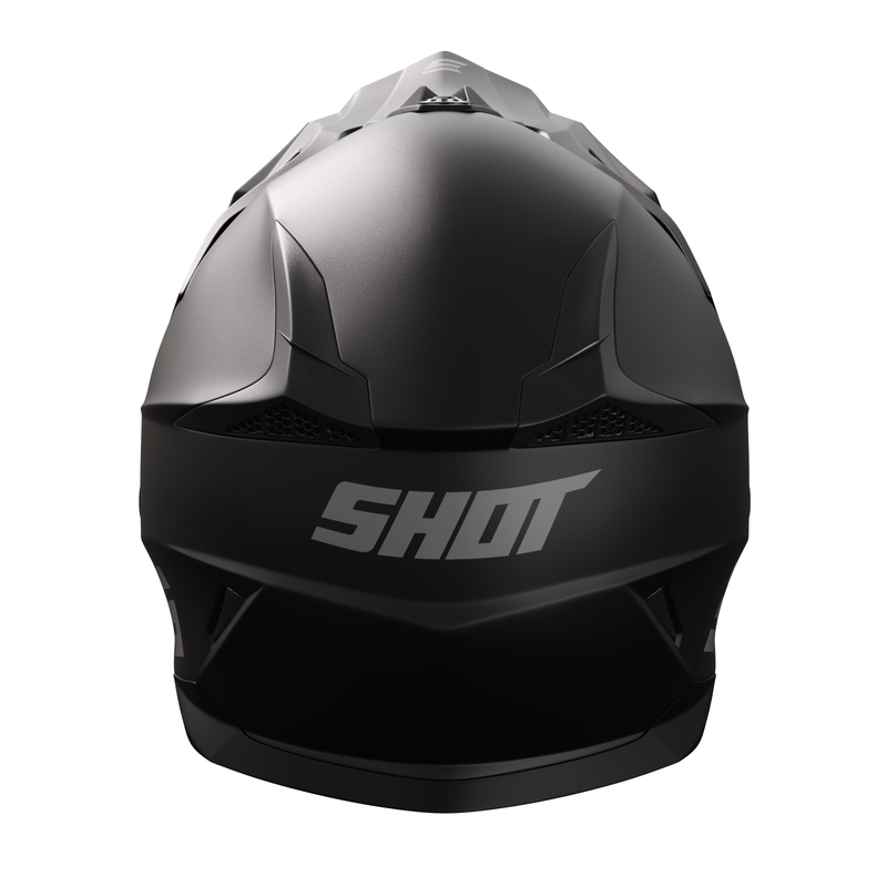 Kinder-Motocross-Helm Shot Pulse Kid 2.0 mattschwarz