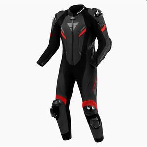 Leder-Motorradkombi Shima Hyper-RS schwarz-rot