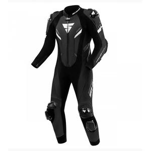 Leder-Motorradkombi Shima Hyper-RS schwarz-weiß