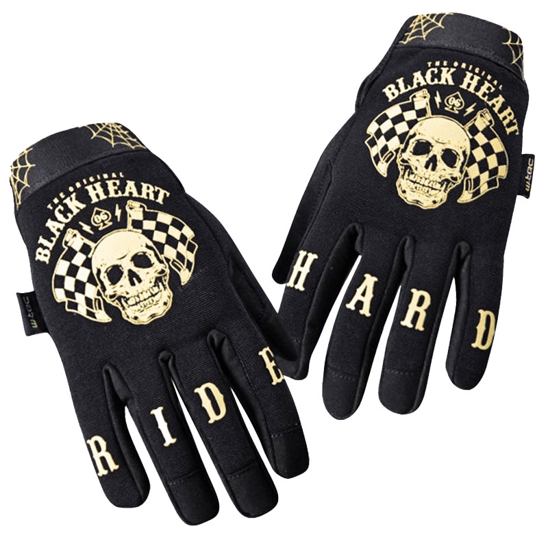Black Heart W-TEC Starter Chopper-Handschuhe schwarz