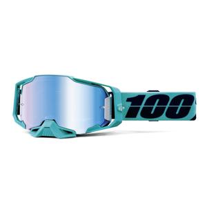 Motocross-Brille aus 100 % blauem Plexiglas von ARMEGA Estrel