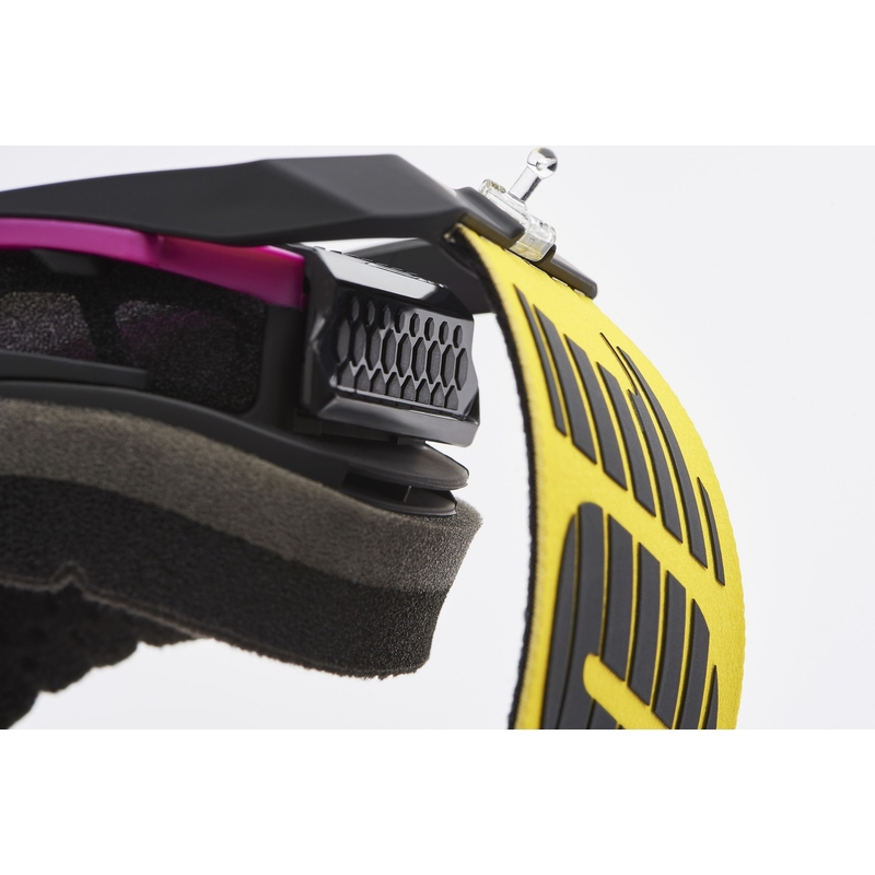 Motocross-Brille aus 100 % ARMEGA 91 goldenem Plexiglas