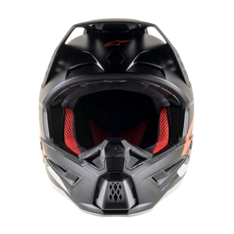 Alpinestars S-M5 Compass Motocross-Helm schwarz-fluo orange