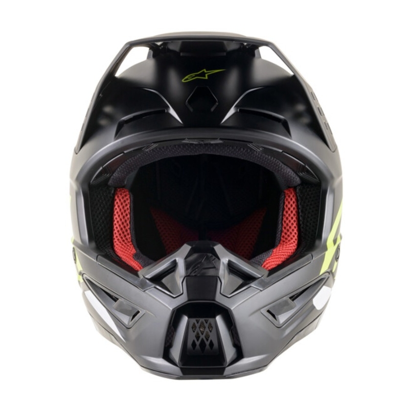 Alpinestars S-M5 Compass Motocross-Helm schwarz-fluo gelb