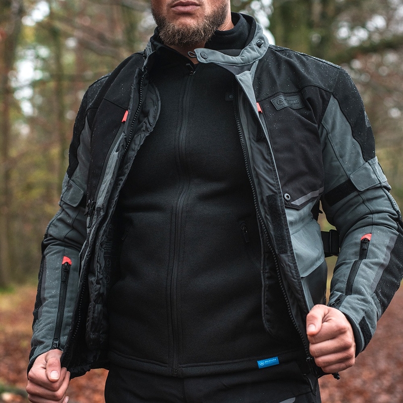 Thermofutter für die Oxford Advanced Advanced Fleecejacke schwarz