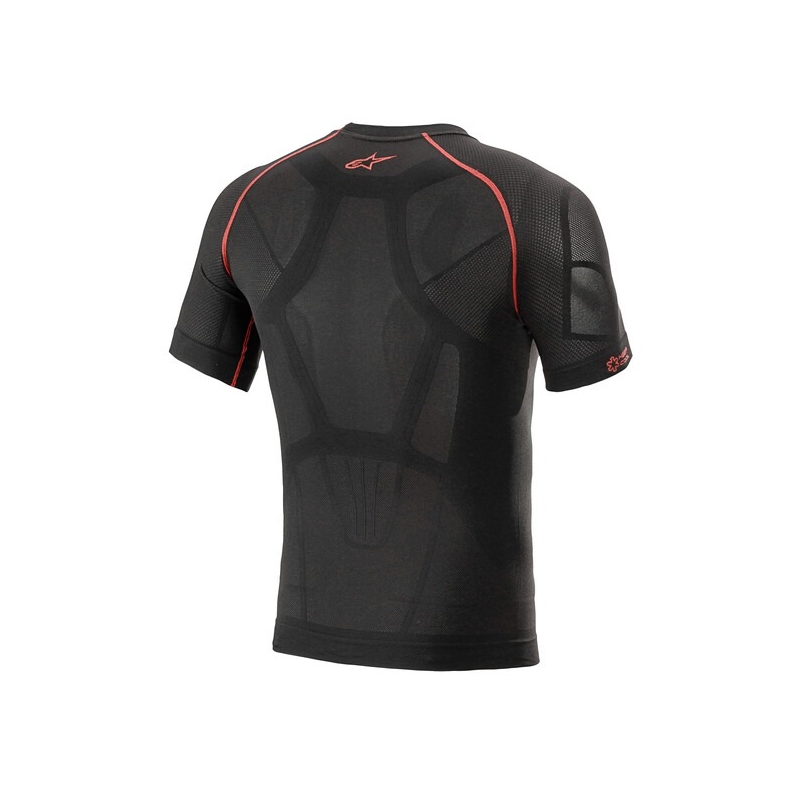 Thermoshirt mit kurzen Ärmeln Alpinestars Ride Tech Summer schwarz-rot