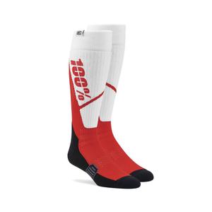 Socken 100% - USA Torque MX weiß-rot