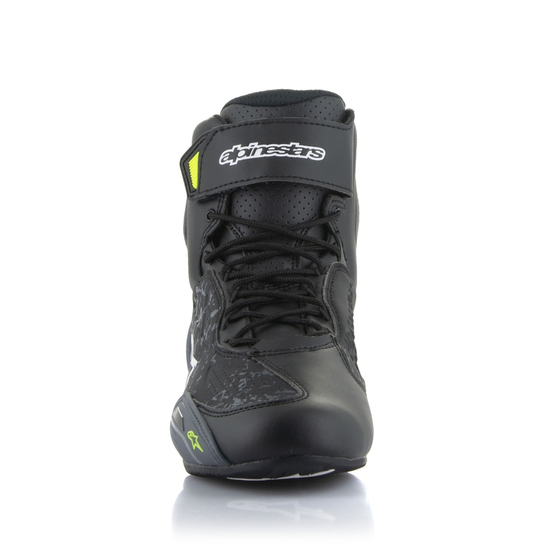 Alpinestars Faster-3 Motorradstiefel schwarz-fluo gelb