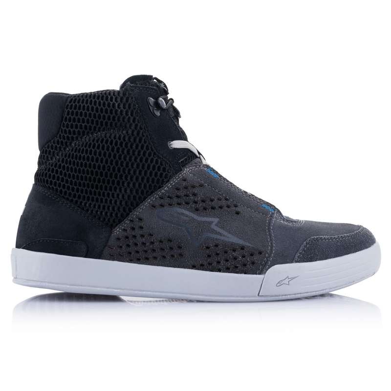 Alpinestars Chrome Air Motorradstiefel schwarz-grau-blau
